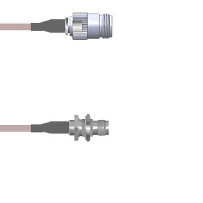 Q-2004F0005.25M by Amphenol Custom Cable - CABLE ASSY N-TNC JK RG316 9.843