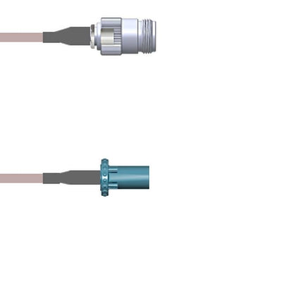 Q-2005A0005003i by Amphenol Custom Cable - CABLE ASY N-FAKRA J TO P RG316 3