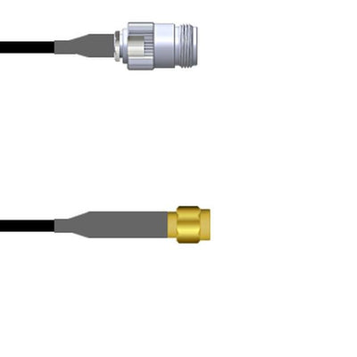 Q-200680003009i by Amphenol Custom Cable - CABLE ASSY RP-SMA TO N RG174 9
