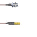 Q-21013000R003i by Amphenol Custom Cable - CABLE ASSY MCX-N JACK RG316 DB 3