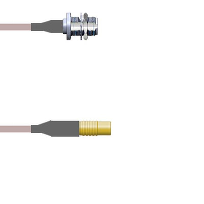 Q-21013000R2.5M by Amphenol Custom Cable - CABLE ASSY MCX-N JCK RG316 DB 2.5M