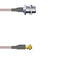 Q-2101K000R003M by Amphenol Custom Cable - CABLE ASSY MMCX-N JACK RG316 DB 3M