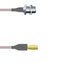 Q-2101L000R003M by Amphenol Custom Cable - CABLE ASSY MMCX-N JACK RG316 DB 3M