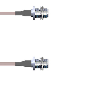 Q-21021000R003i by Amphenol Custom Cable - CABLE ASSY N-TYPE JACK RG316 DB 3