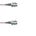 Q-21021000R003i by Amphenol Custom Cable - CABLE ASSY N-TYPE JACK RG316 DB 3