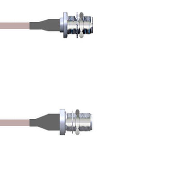 Q-21022000R002M by Amphenol Custom Cable - CABLE ASSY N-TYPE JACK RG316 DB 2M