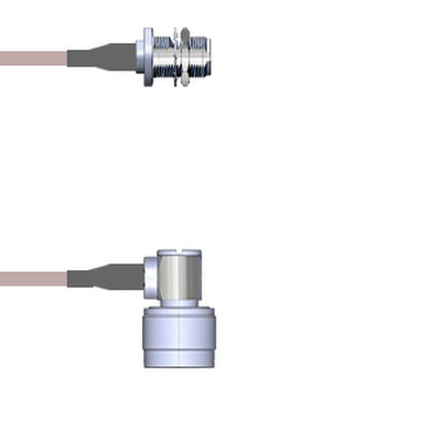 Q-2102D000R108i by Amphenol Custom Cable - CABLE ASY N-TYPE J-P RG316 DB 9