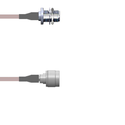 Q-2102M000R2.5M by Amphenol Custom Cable - CABLE ASSY N-TYPE RG316 DB 2.5M