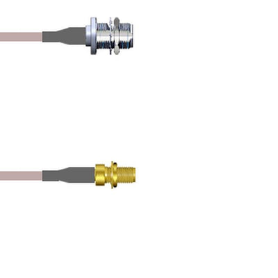 Q-2102X000R003M by Amphenol Custom Cable - CABLE ASSY SMA-N JACK RG316 DB 3M