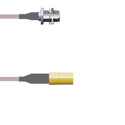 Q-2103Z000R003M by Amphenol Custom Cable - CABLE ASY SMB-N P-J RG316 DB 3M