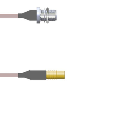 Q-22013000R072i by Amphenol Custom Cable - CABLE ASSY MCX-N JACK RG316 DB 6