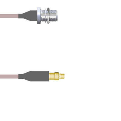 Q-2201R000R060i by Amphenol Custom Cable - CABLE ASY MMCX-N P-J RG316 DB 5