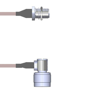 Q-2202D000R002M by Amphenol Custom Cable - CABLE ASY N-TYPE J-P RG316 DB 2M