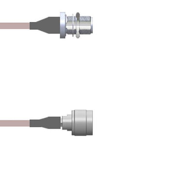 Q-2202M000R2.5M by Amphenol Custom Cable - CABLE ASSY N-TYPE RG316 DB 2.5M