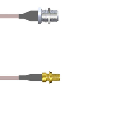 Q-2202X000R084i by Amphenol Custom Cable - CABLE ASSY SMA-N JACK RG316 DB 7