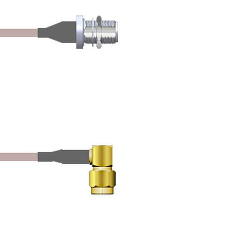 Q-22035000R1.5M by Amphenol Custom Cable - CABLE ASSY SMA-N P-J RG316 DB 1.5M