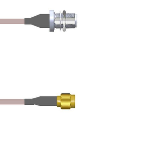 Q-2203C000R072i by Amphenol Custom Cable - CABLE ASY SMA-N P-J RG316 DB 6