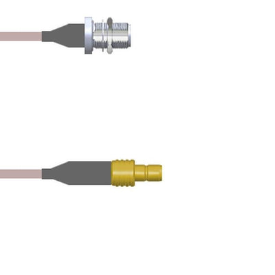 Q-2203N000R108i by Amphenol Custom Cable - CABLE ASSY SMB-N JACK RG316 DB 9