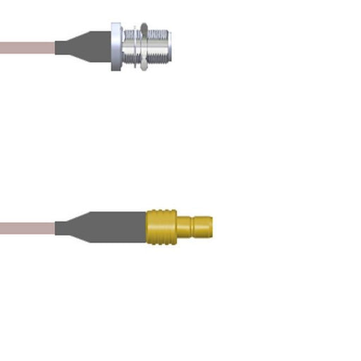 Q-2203N000R108i by Amphenol Custom Cable - CABLE ASSY SMB-N JACK RG316 DB 9