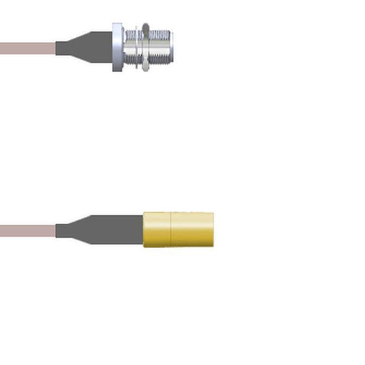 Q-2203Z000R060i by Amphenol Custom Cable - CABLE ASY SMB-N P-J RG316 DB 5