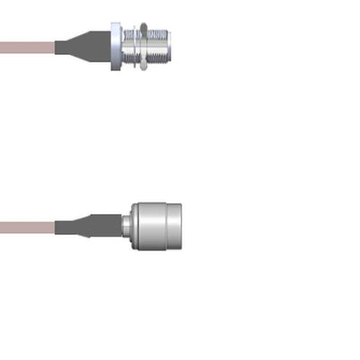 Q-22053000R084i by Amphenol Custom Cable - CABLE ASSY N TO TNC RG316 DB 7