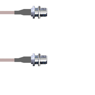 Q-25025000H012i by Amphenol Custom Cable - CABLE ASSY N-TYPE JACK RG142 12