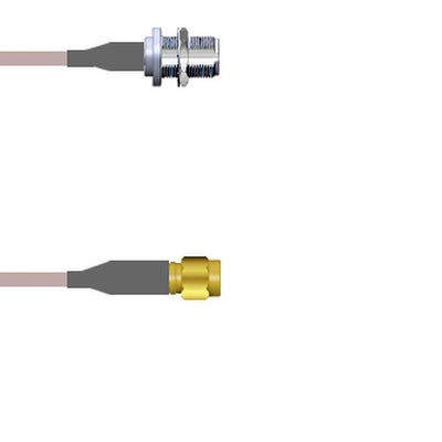 Q-2503F000H006i by Amphenol Custom Cable - CABLE ASY SMA-N PLG TO JK RG142 6