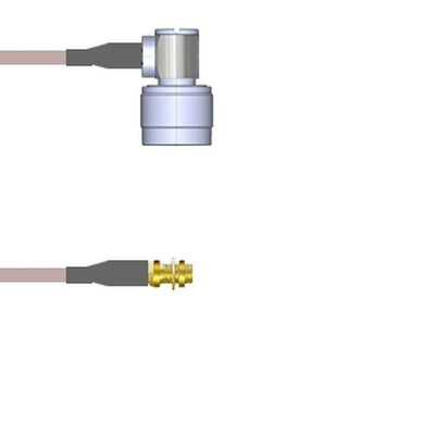 Q-2D012000R003M by Amphenol Custom Cable - CABLE ASY MCX-N J TO P RG316 DB 3M