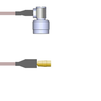 Q-2D01L000R002M by Amphenol Custom Cable - CABLE ASY MMCX-N J-P RG316 DB 2M