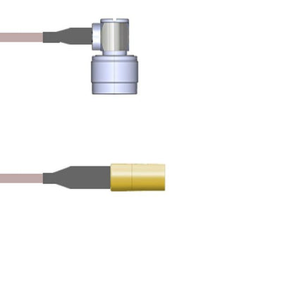 Q-2D03Z000R2.5M by Amphenol Custom Cable - CABLE ASSY SMB-N PLG RG316 DB 2.5M