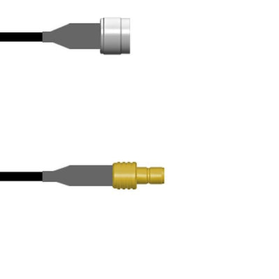 Q-2I03L0003.75M by Amphenol Custom Cable - CABLE ASY SMB-N J-P RG174 29.53