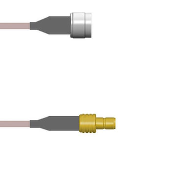 Q-2I03L0005009i by Amphenol Custom Cable - CABLE ASY SMB-N JK TO PLG RG316 9