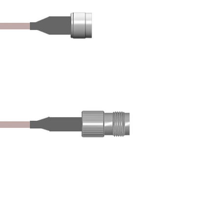Q-2I04G0005.75M by Amphenol Custom Cable - CABLE ASSY N TO TNC RG316 29.53