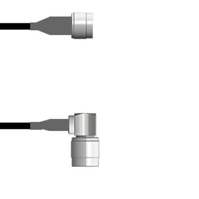 Q-2I04T0003.25M by Amphenol Custom Cable - CABLE ASY N TO TNC PL RG174 9.843