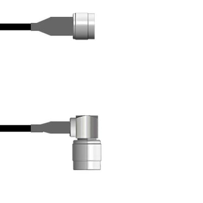 Q-2I04T0003003i by Amphenol Custom Cable - CABLE ASSY N TO TNC PLUG RG174 3