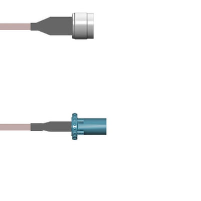 Q-2I05A0005003i by Amphenol Custom Cable - CABLE ASSY N-FAKRA PLUG RG316 3
