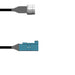 Q-2I05E0003001M by Amphenol Custom Cable - CABLE ASY N-FAKRA P-J RG174 1M