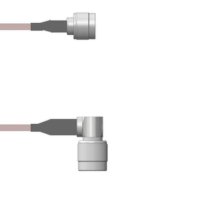 Q-2J04X000H.25M by Amphenol Custom Cable - CABLE ASY N TO TNC PL RG142 9.843