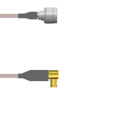 Q-2M017000R2.5M by Amphenol Custom Cable - CABLE ASSY MCX-N PLG RG316 DB 2.5M