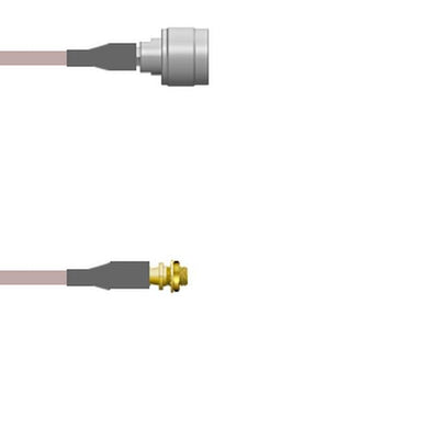 Q-2M01K000R2.5M by Amphenol Custom Cable - CABLE ASSY MMCX-N RG316 DB 2.5M
