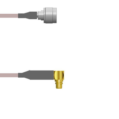 Q-2M01O000R003M by Amphenol Custom Cable - CABLE ASSY MMCX-N PLUG RG316 DB 3M