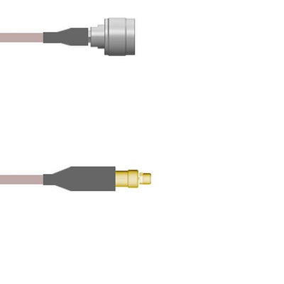 Q-2M01R000R003M by Amphenol Custom Cable - CABLE ASSY MMCX-N PLUG RG316 DB 3M
