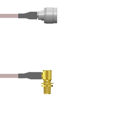 Q-2M02Q000R084i by Amphenol Custom Cable - CABLE ASY SMA-N J TO P RG316 DB 7