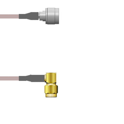 Q-2M035000R108i by Amphenol Custom Cable - CABLE ASSY SMA-N PLUG RG316 DB 9