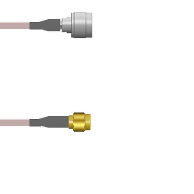 Q-2M03C000R003M by Amphenol Custom Cable - CABLE ASSY SMA-N PLUG RG316 DB 3M