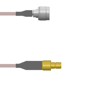 Q-2M03N000R2.5M by Amphenol Custom Cable - CABLE ASSY SMB-N J-P RG316 DB 2.5M