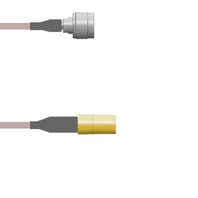 Q-2M03Z000R003M by Amphenol Custom Cable - CABLE ASSY SMB-N PLUG RG316 DB 3M