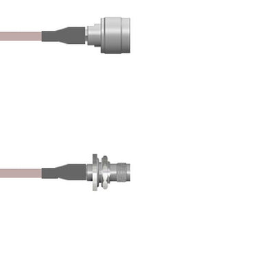 Q-2M04H000R003M by Amphenol Custom Cable - CABLE ASSY N TO TNC RG316 DB 3M