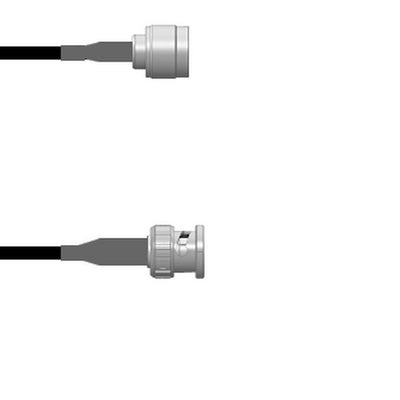 Q-2N00L0008003F by Amphenol Custom Cable - N-SP/BNC-SP RG58 3F