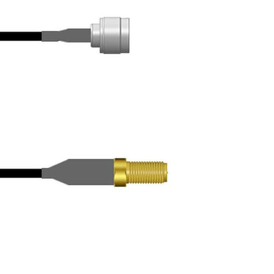 Q-2N07200081.5M by Amphenol Custom Cable - CABLE ASSY RP-SMA TO N RG58 1.5M
